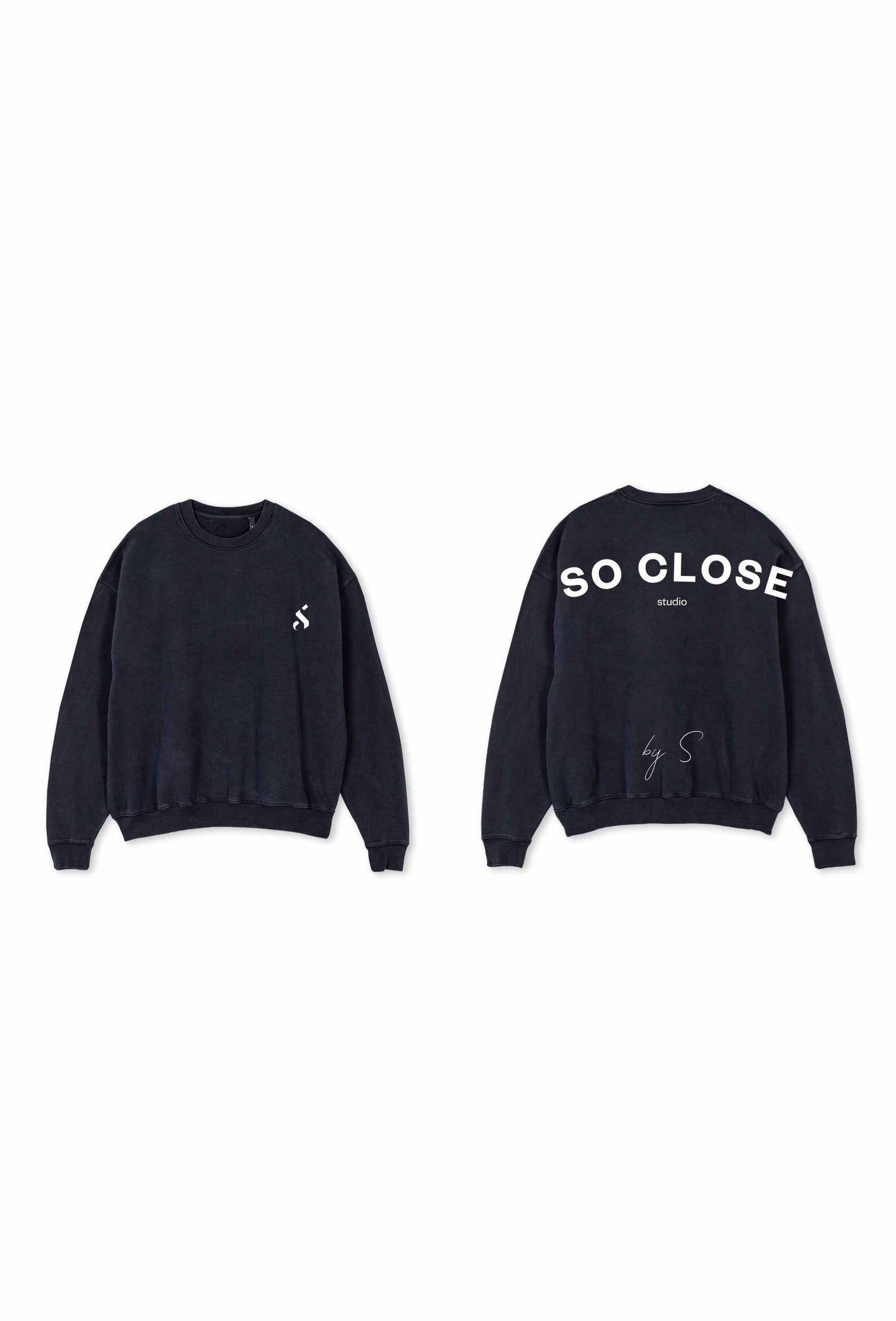 Heavyweight Crewneck grey - "By S"
