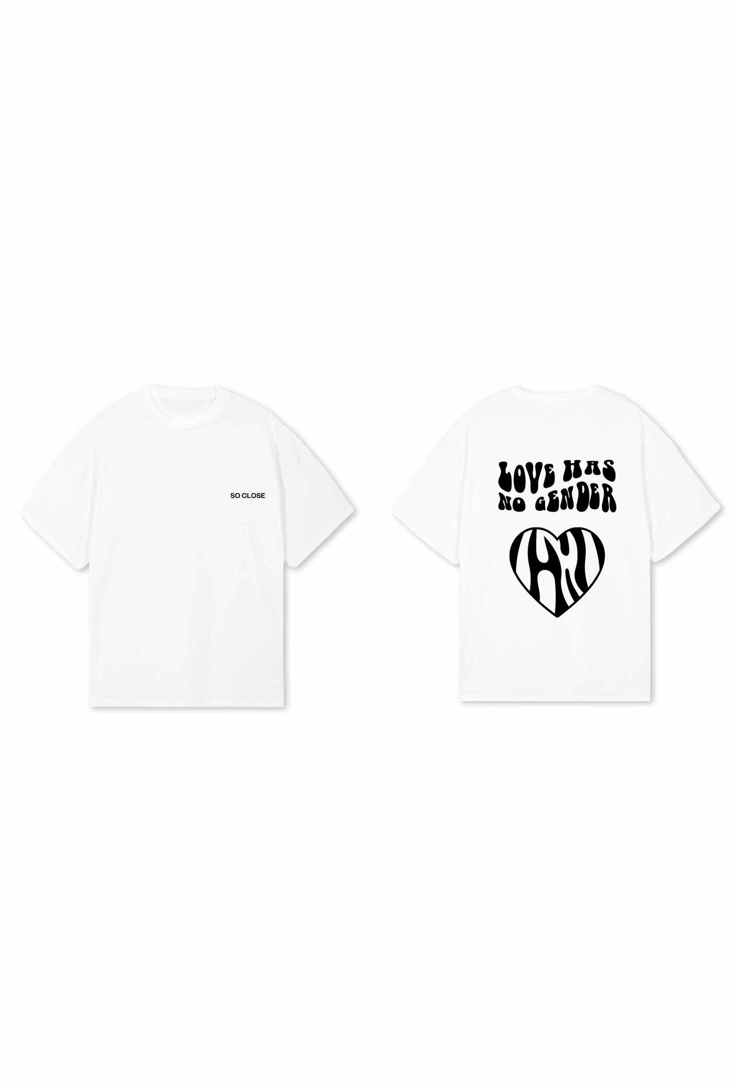 Heavyweight White t-shirt - "LHNG"