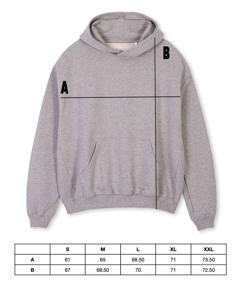 Heavyweight Washed gray hoodie - "S"