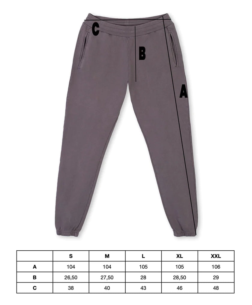 Heavyweight Washed gray pants