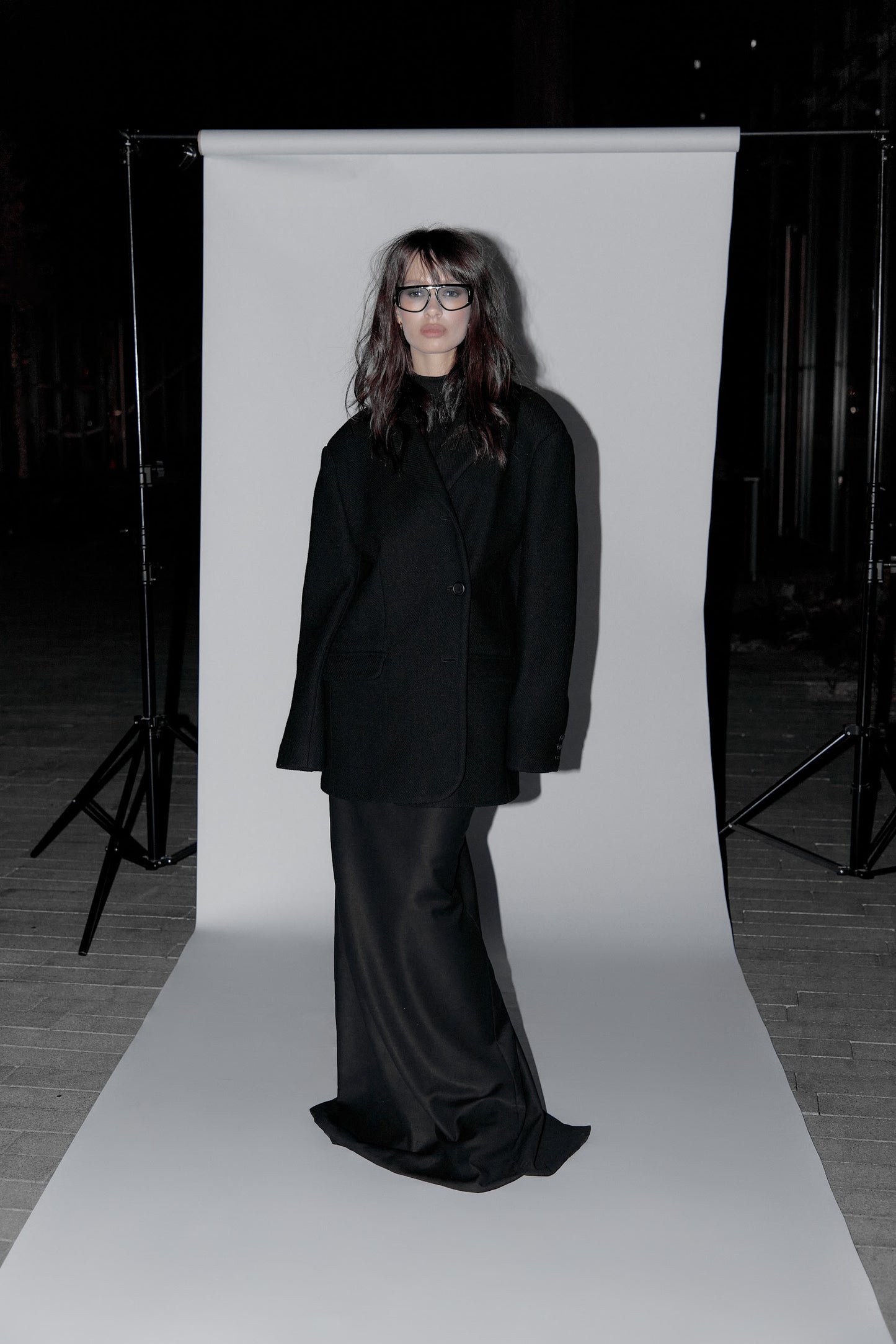 WOOL JACKET. GRAY