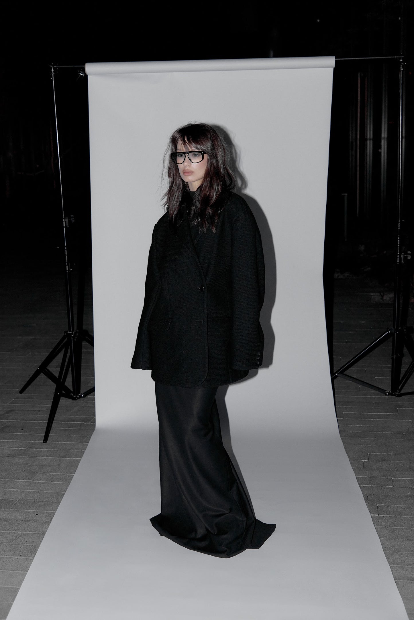 WOOL JACKET. GRAY