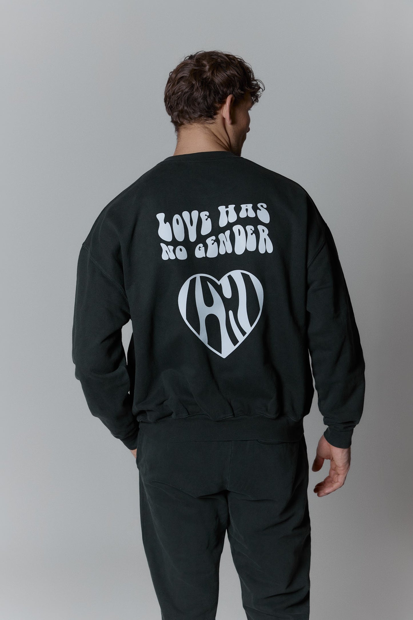 Heavyweight Crewneck gray - "LHNG"