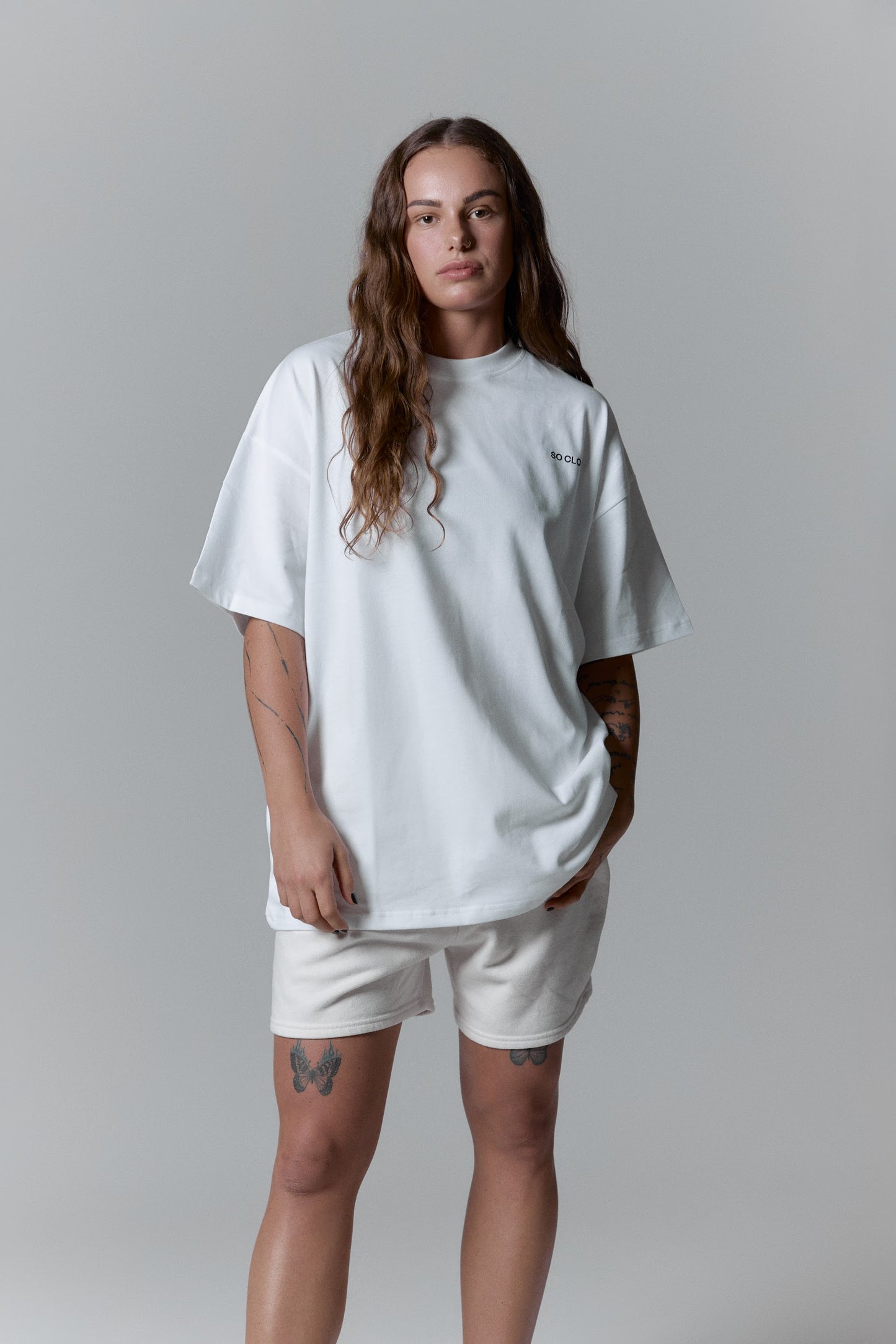 Heavyweight White t-shirt - "S"