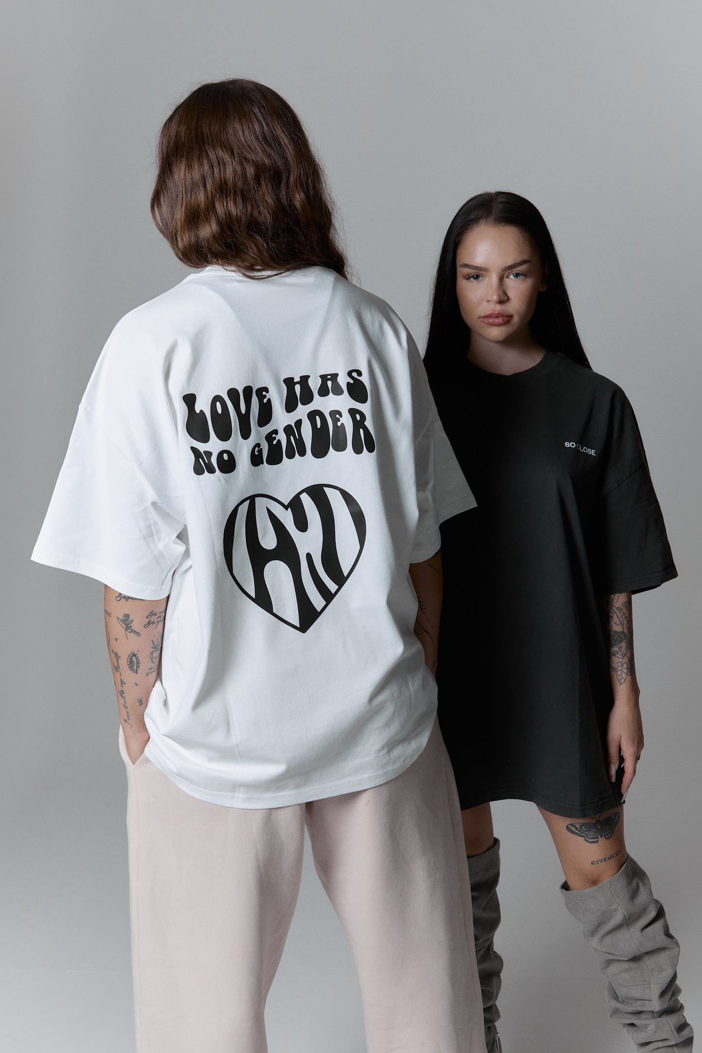 Heavyweight White t-shirt - "LHNG"