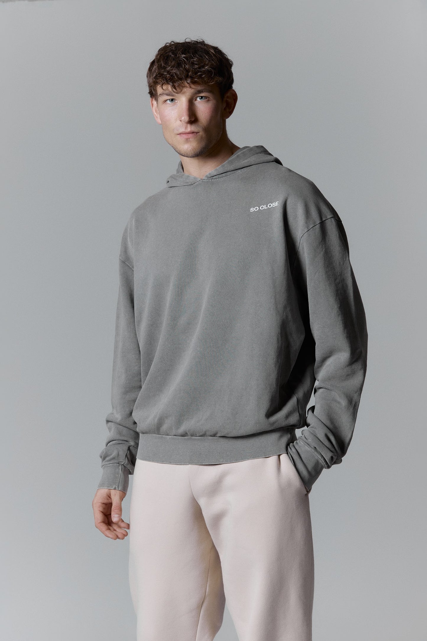 Lightweight asphalt hoodie - "S"