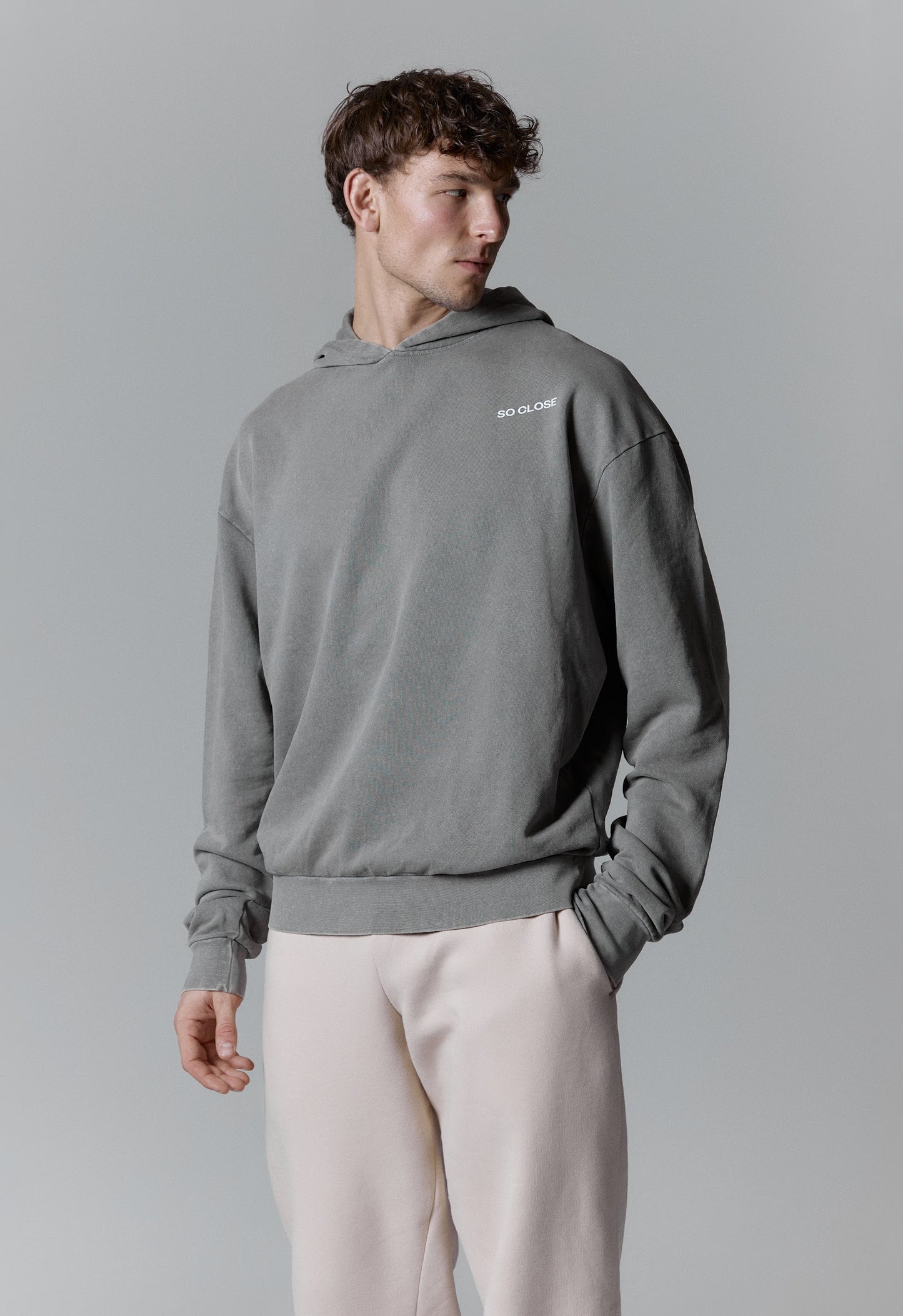 Lightweight asphalt hoodie - "S"