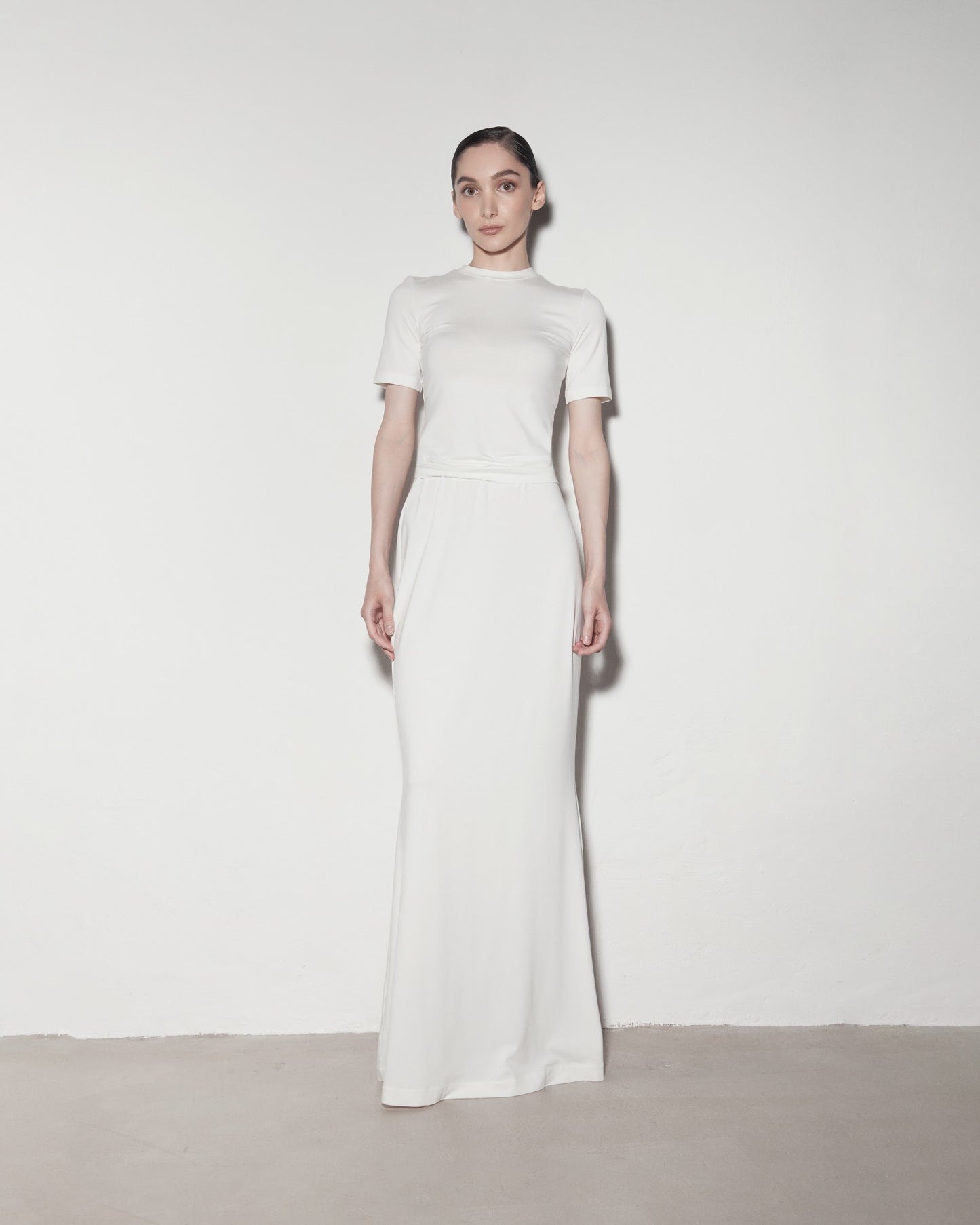 Max skirt. WHITE