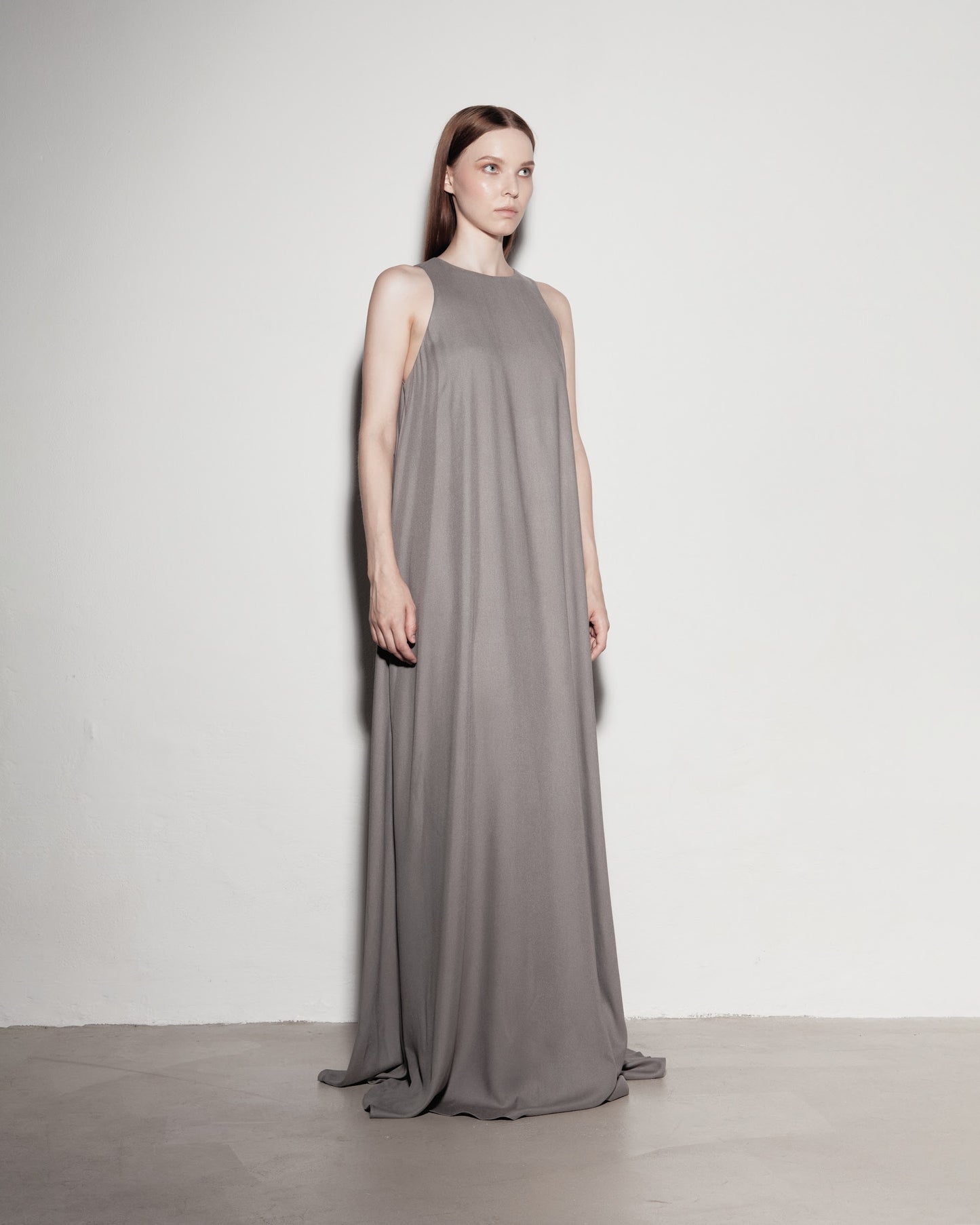 Loose MAXI dress. Gray