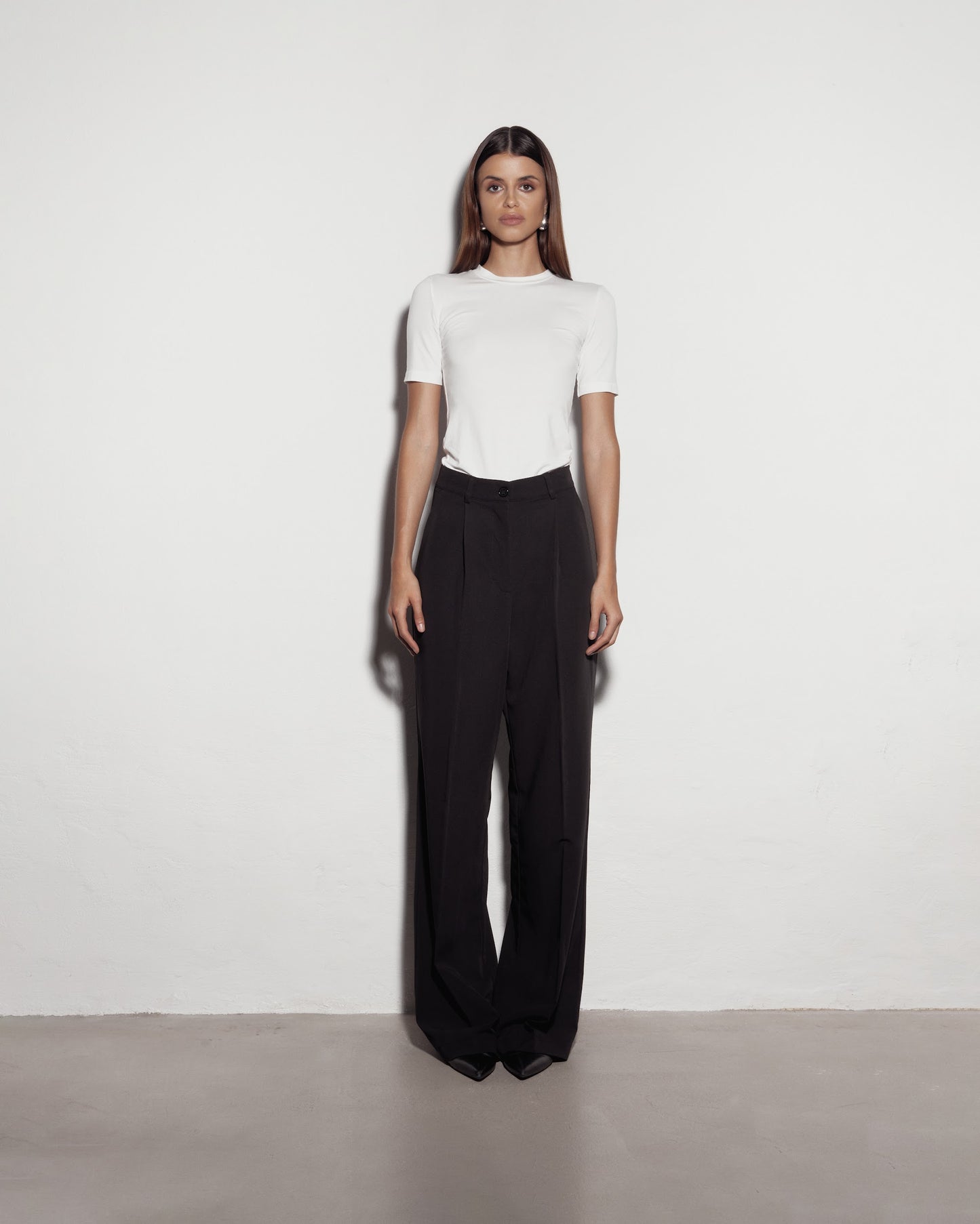 Classic pants. Black