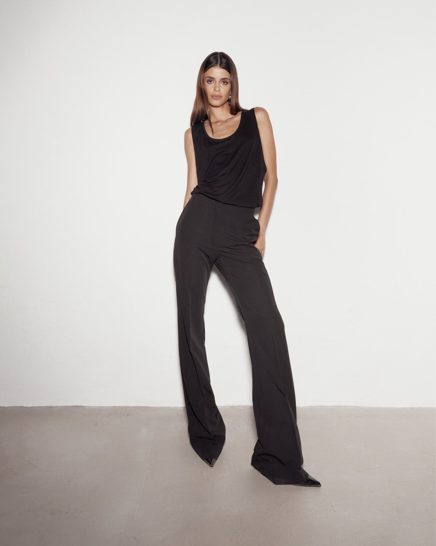 Elegant pants. Black
