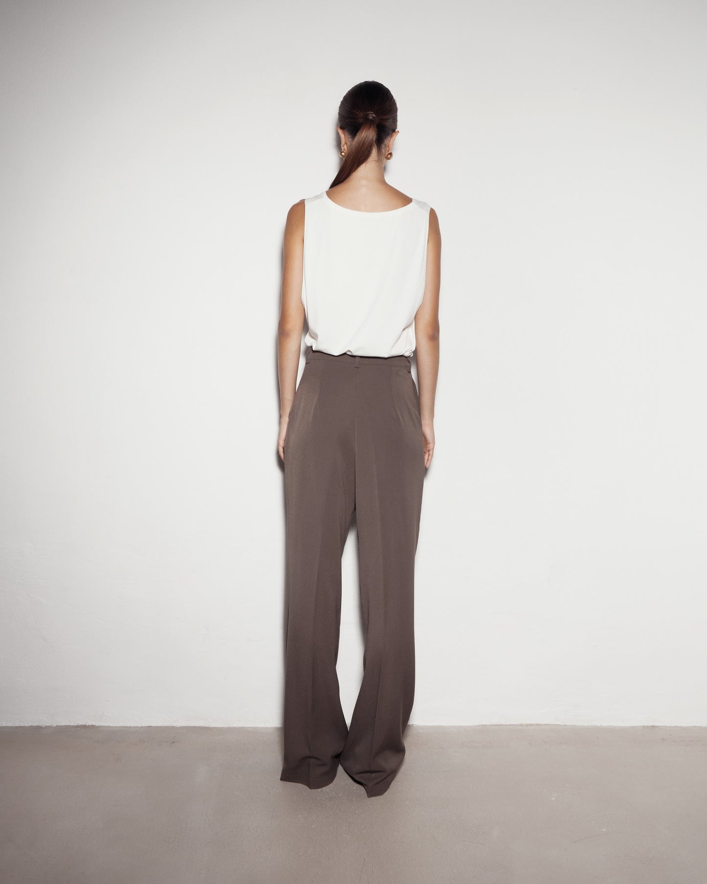 Classic pants. Brown