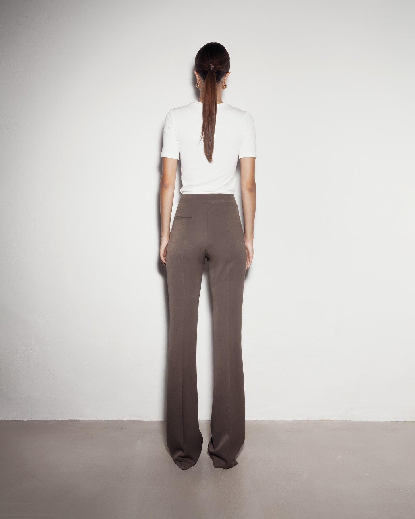 Elegant pants. Brown