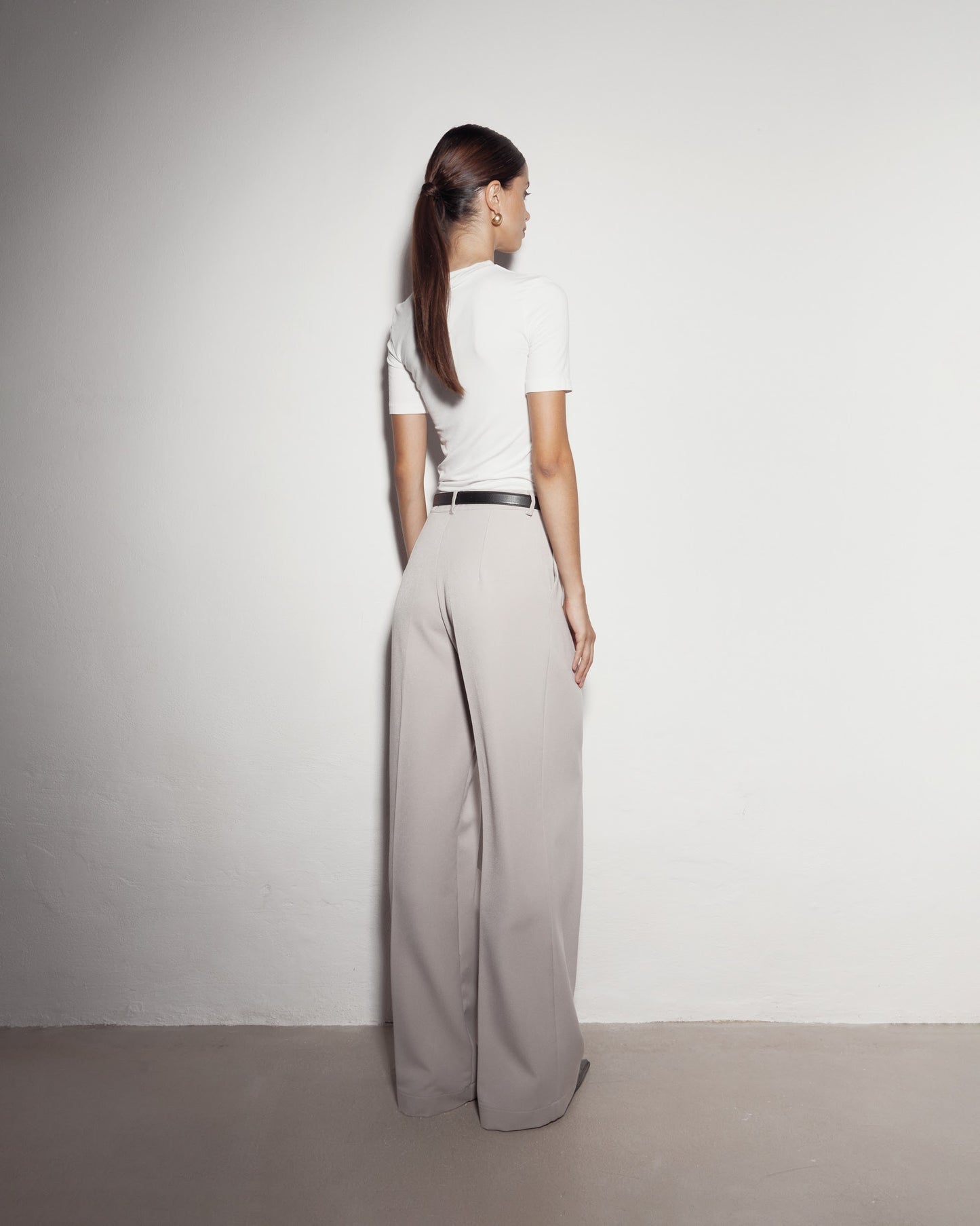 Classic pants. Beige