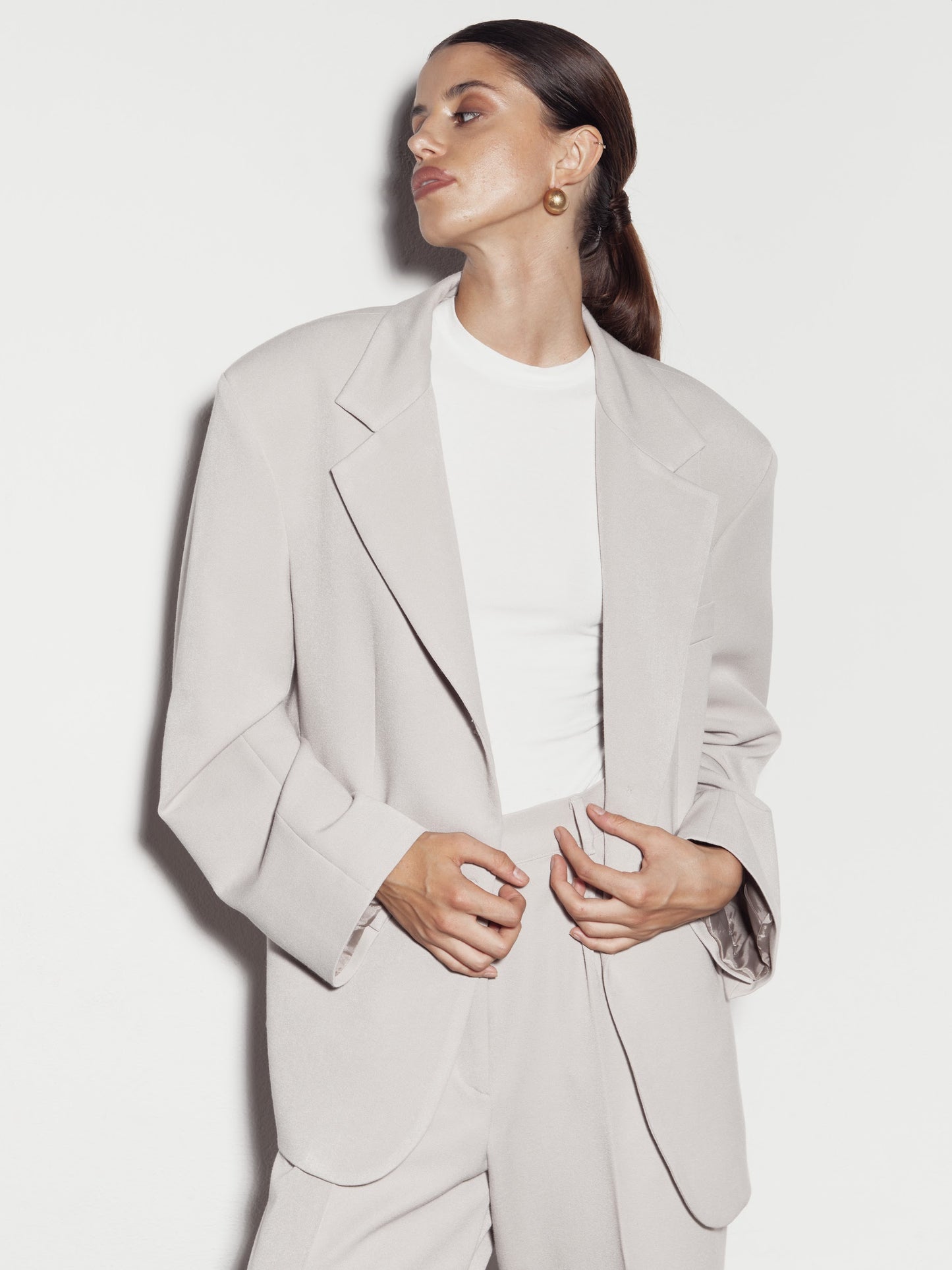 OVERSIZED SAKO. Beige