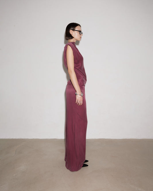 SOIRÉE PANTS. BORDEAUX