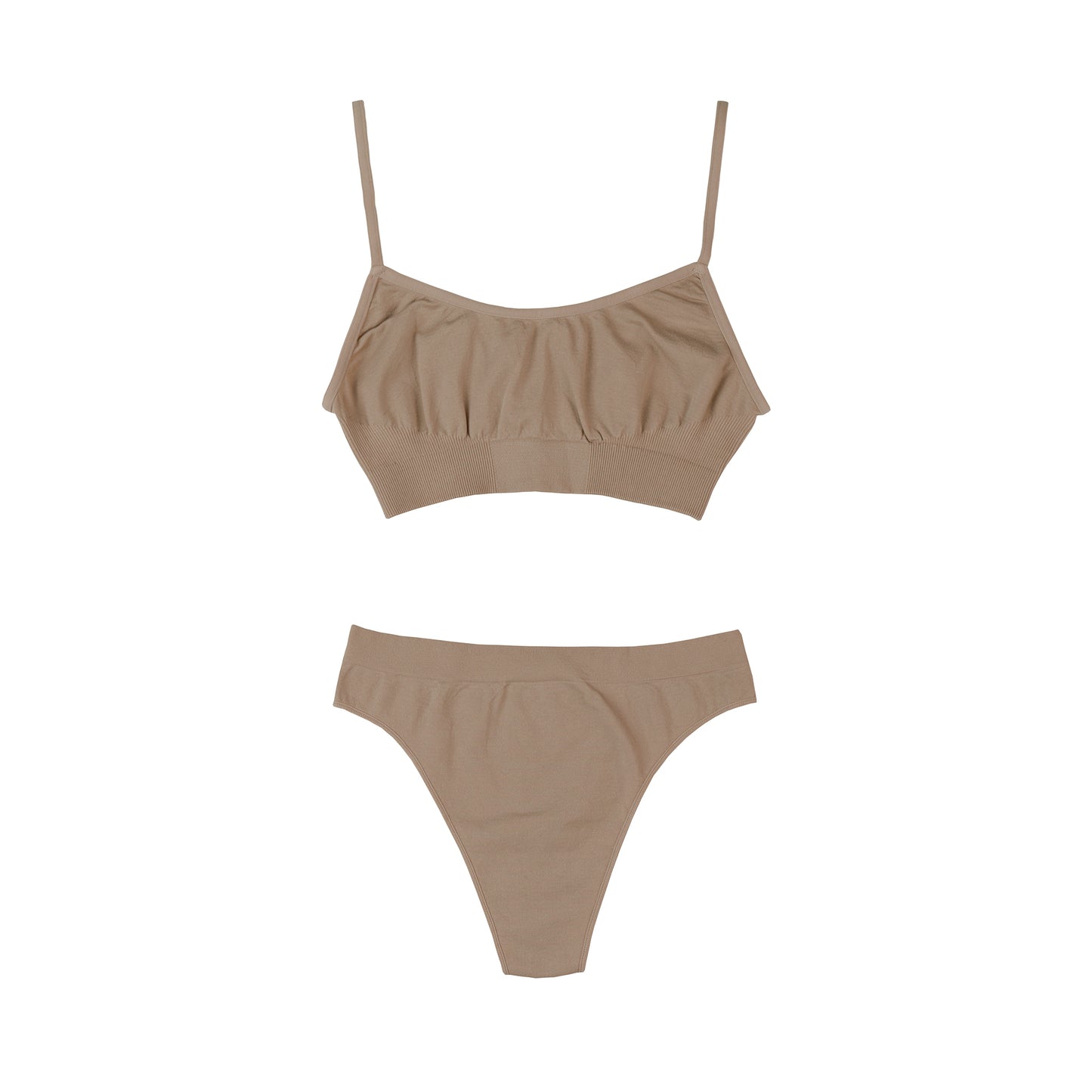 Seamless Underwear Set - Sand Beige