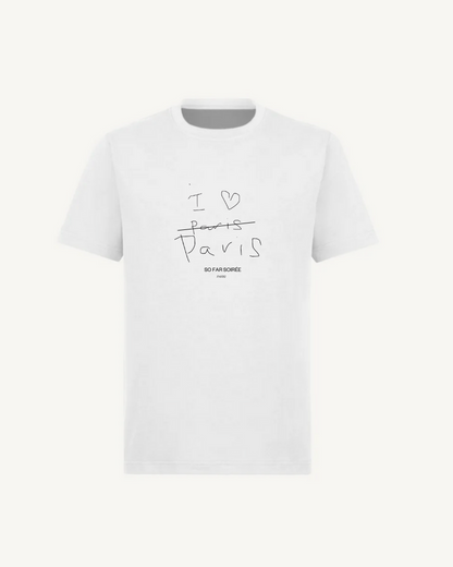 "PARIS” Cotton T-Shirt by D.