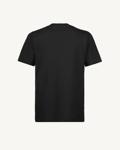 SO FAR Signature Cotton T-Shirt | BLACK