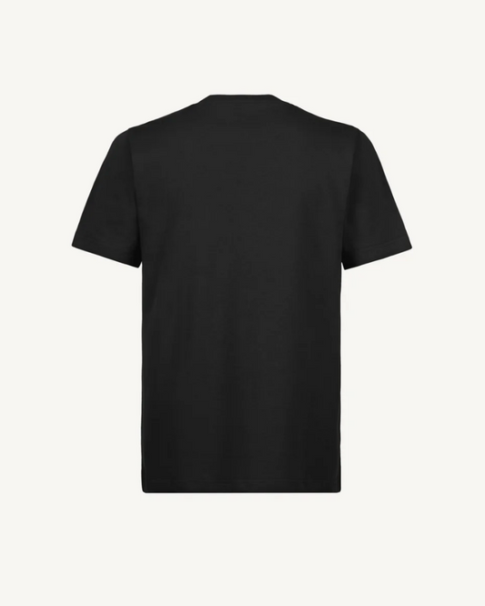 SO FAR Signature Cotton T-Shirt | BLACK