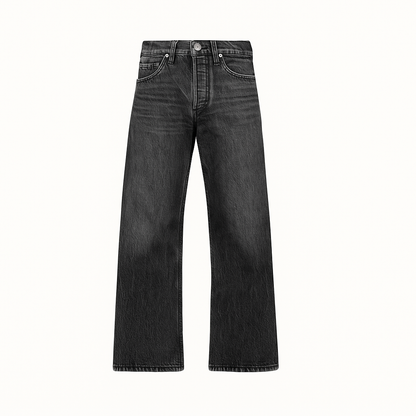 BLACK LOOSEFIT JEANS. UNISEX