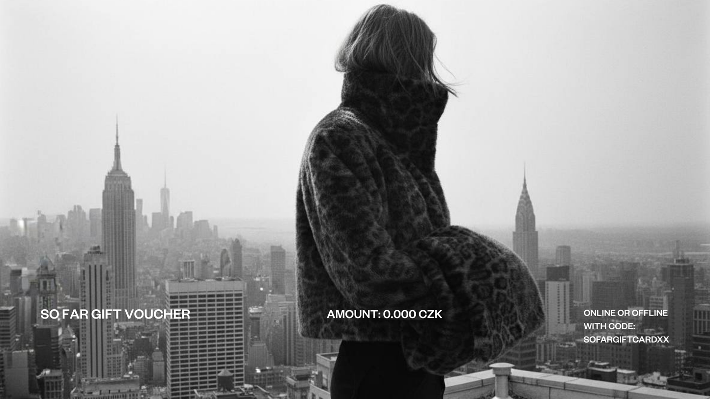 SO FAR GIFT VOUCHER