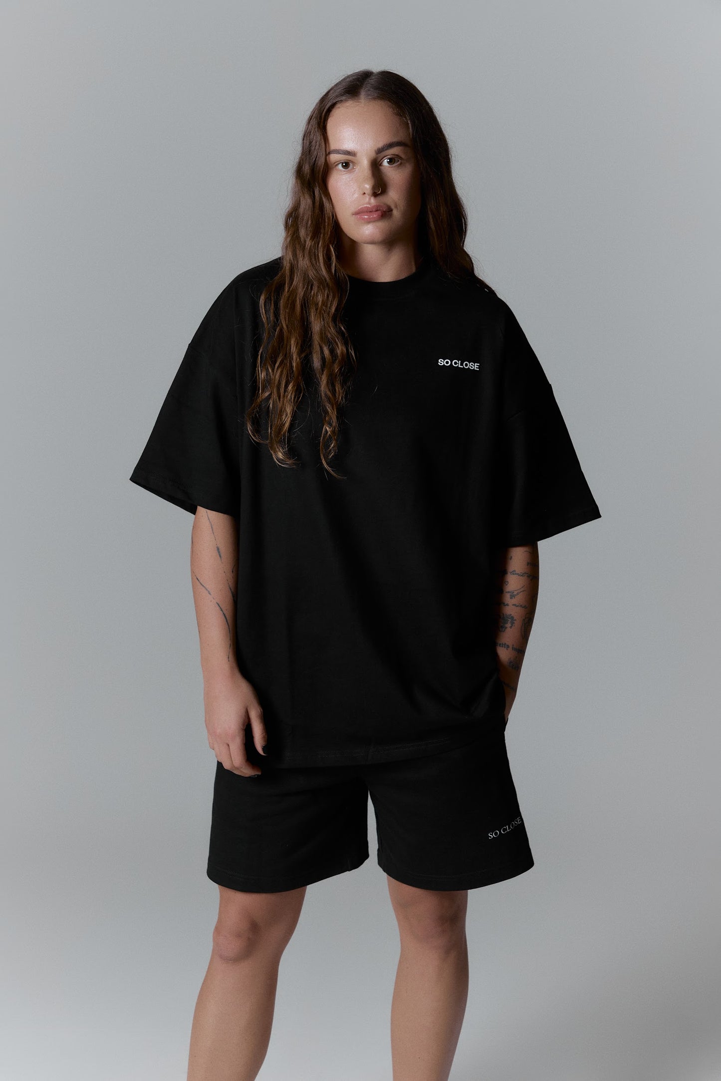 Heavyweight Black t-shirt - "S"