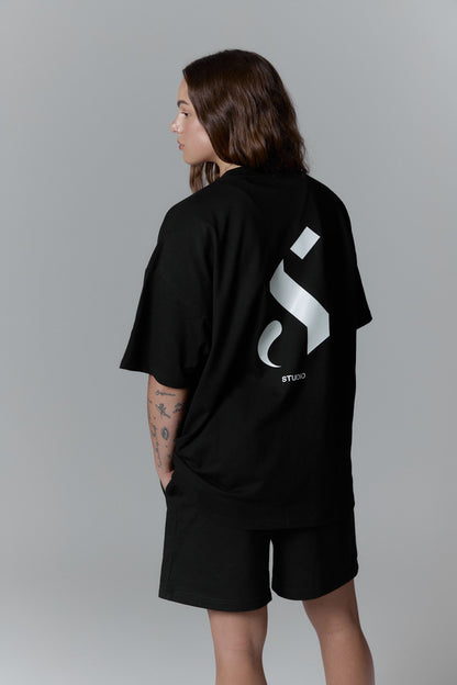 Heavyweight Black t-shirt - "S"