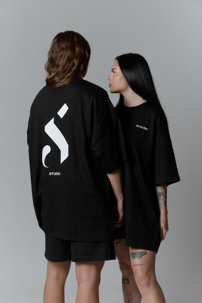 Heavyweight Black t-shirt - "S"