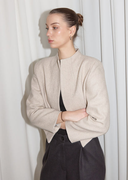 CANONIQUE JACKET. SAND