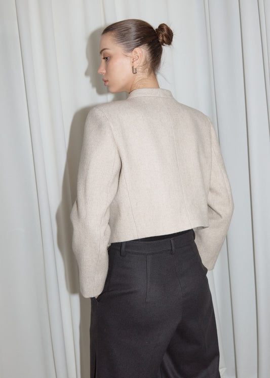 CANONIQUE JACKET. SAND