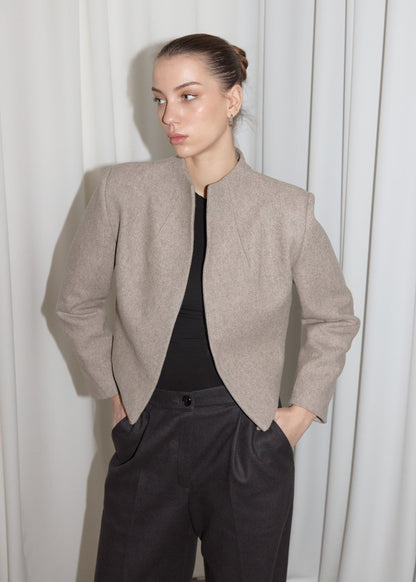 CANONIQUE JACKET. BEIGE