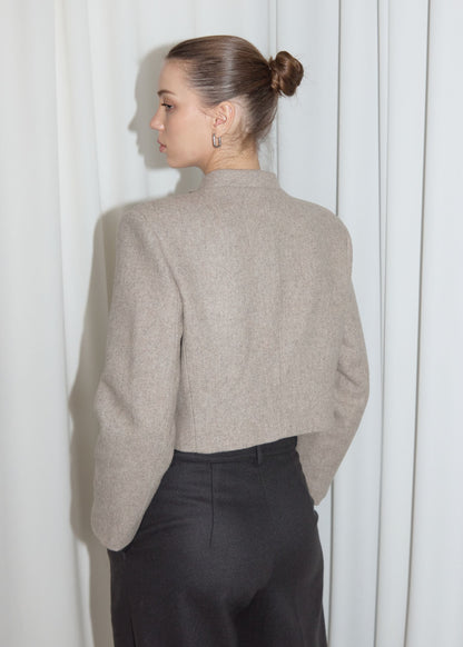 CANONIQUE JACKET. BEIGE