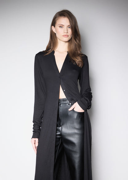 90’S CARDIGAN. BLACK