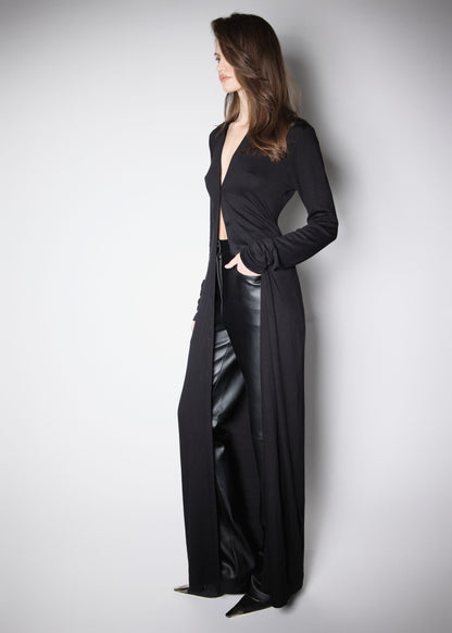 90’S CARDIGAN. BLACK