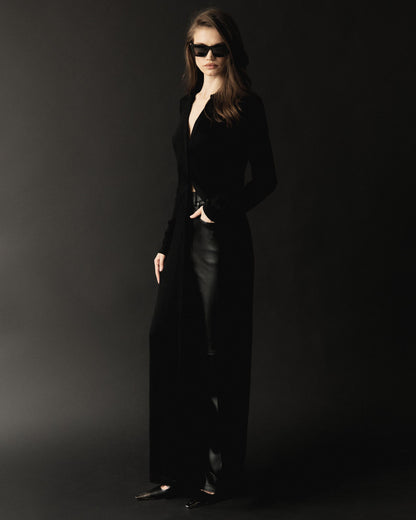 90’S CARDIGAN. BLACK