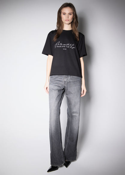 BLACK LOOSEFIT JEANS. UNISEX