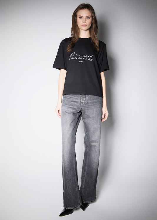 BLACK LOOSEFIT JEANS. UNISEX