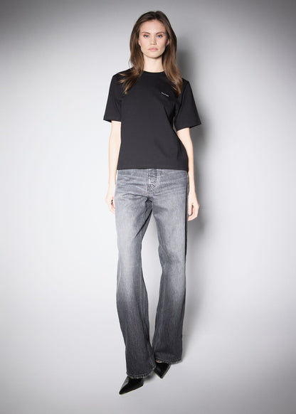 BLACK LOOSEFIT JEANS. UNISEX