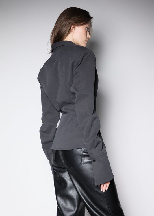 "FIRST" SHIRT. BLACK