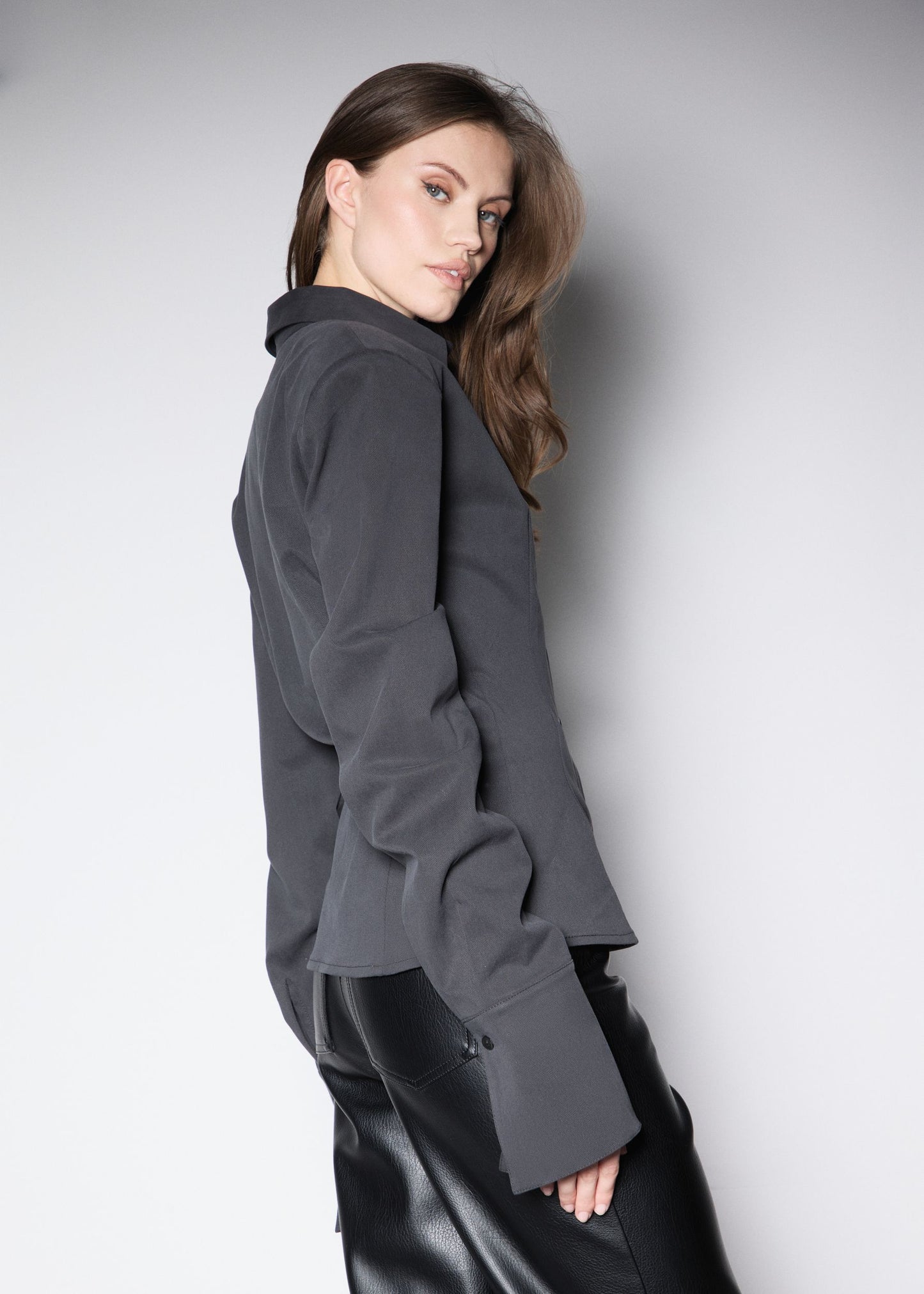 "FIRST" SHIRT. BLACK