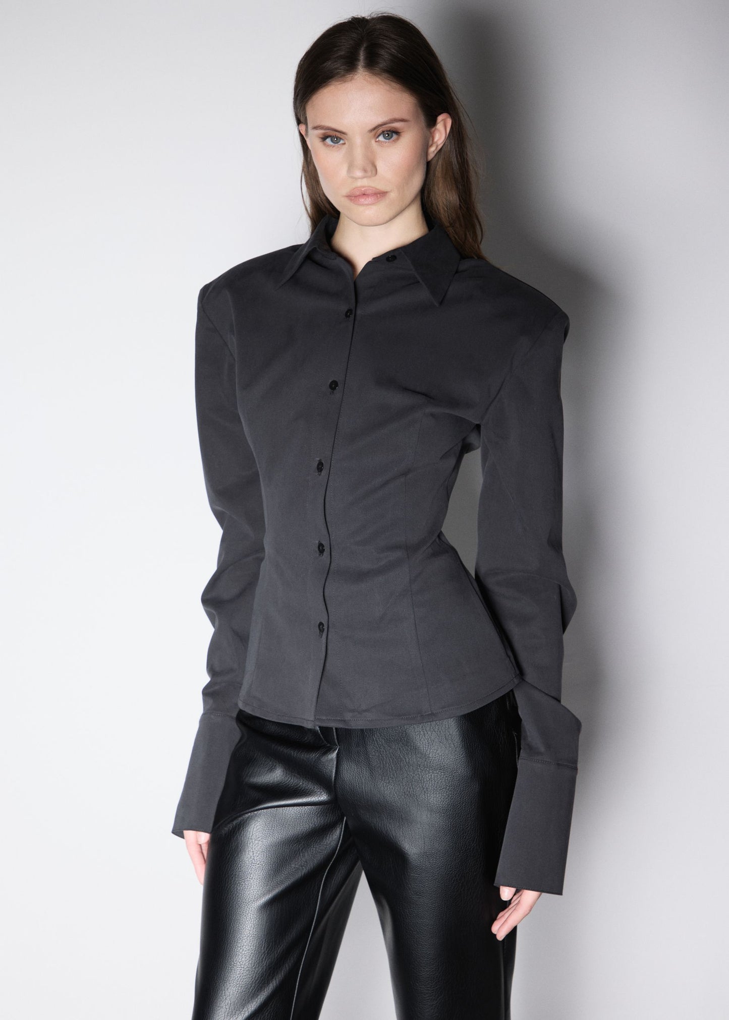 "FIRST" SHIRT. BLACK