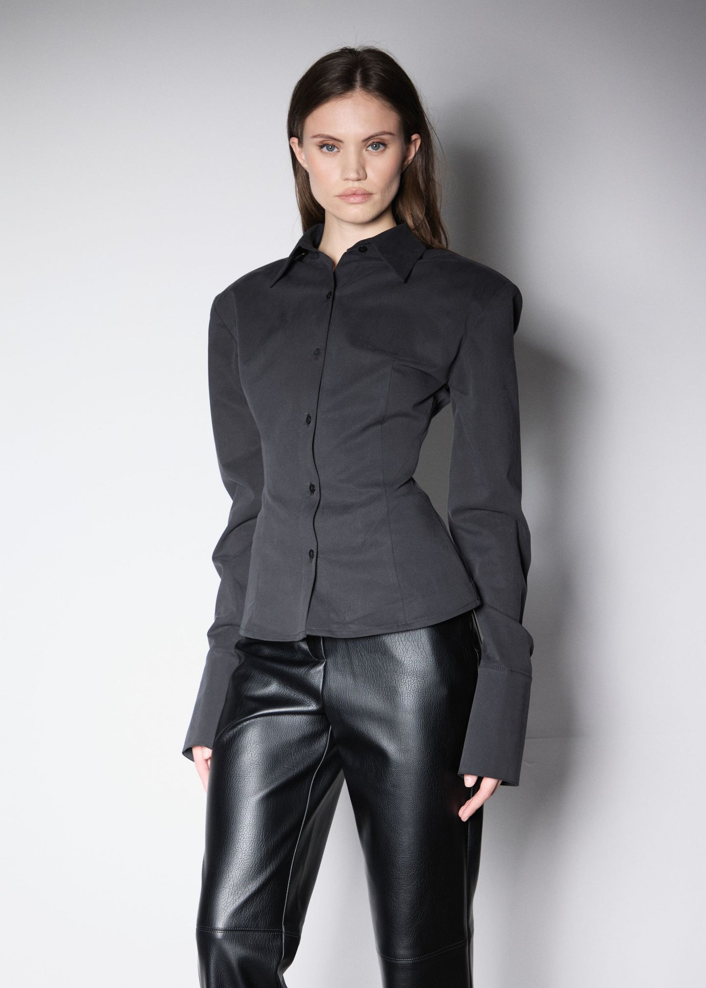 "FIRST" SHIRT. BLACK