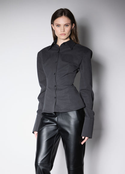 "FIRST" SHIRT. BLACK